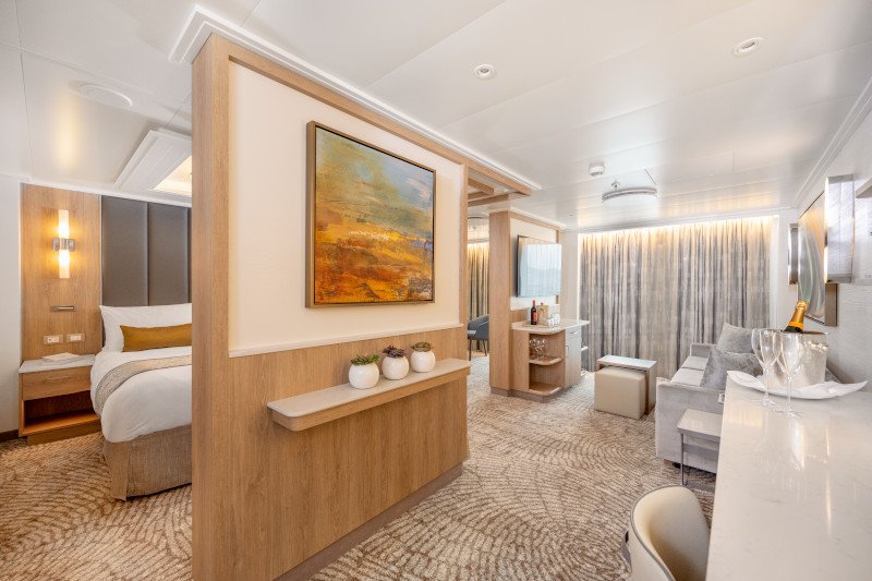 Princess Cruises Suite within the Sanctuary collection